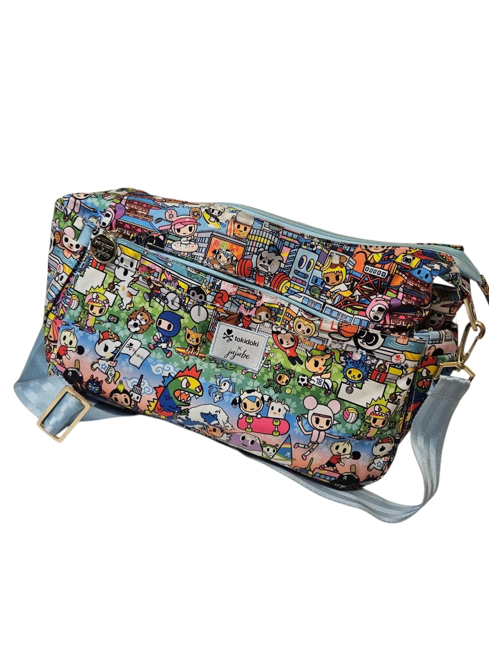 tokidoki Multicolor Printed Crossbody Baby Diaper Bag Large Purse